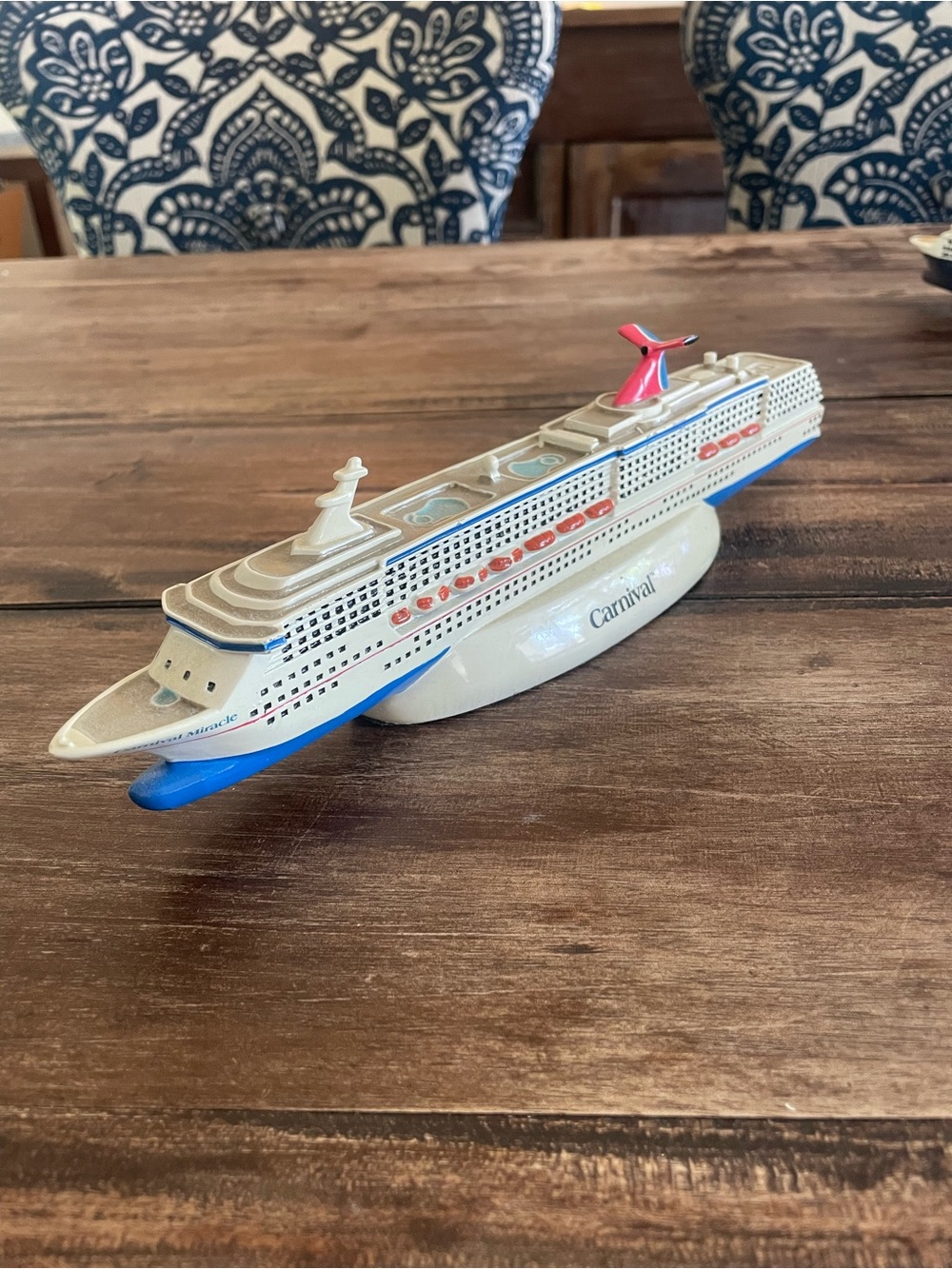 Carnival miracle cruise ship model